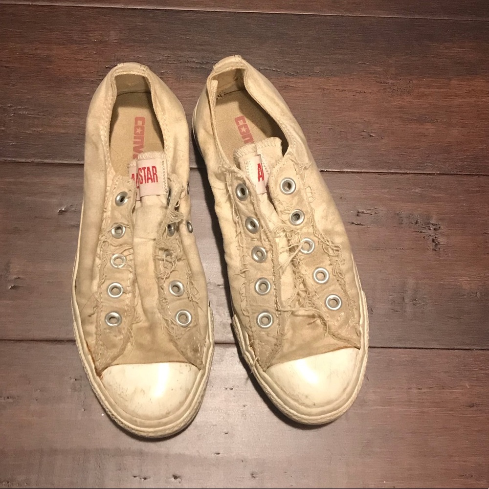 Converse laceless chuck taylor- white 6.5